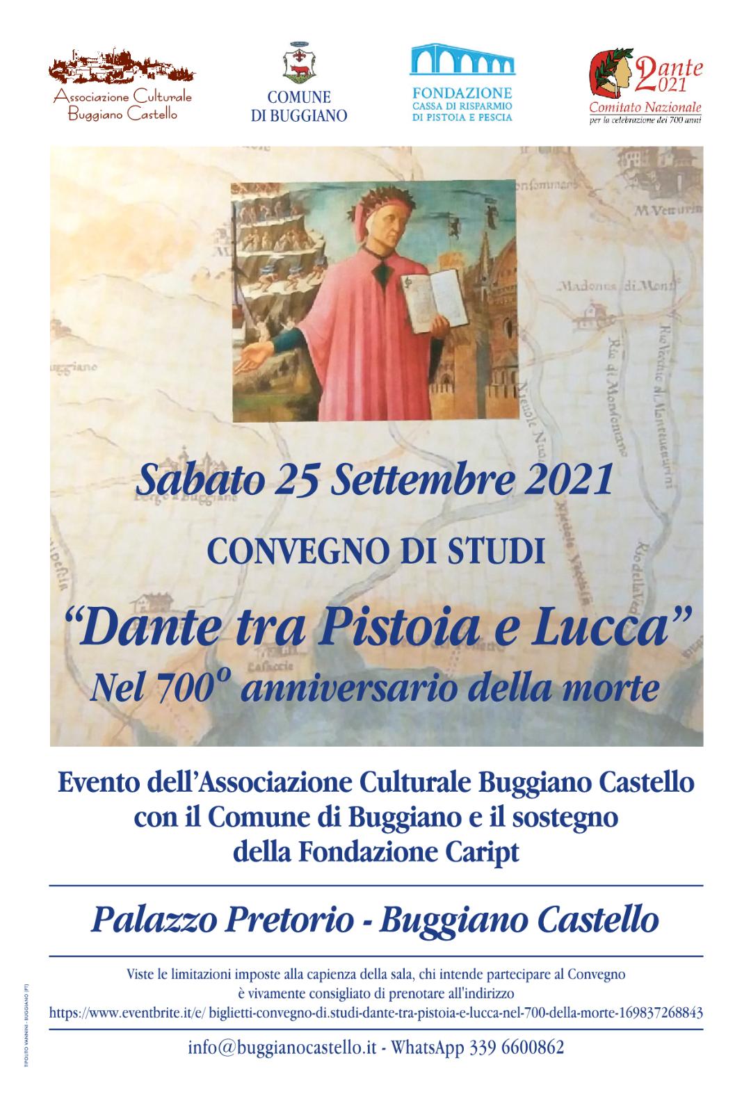 A Palazzo Pretorio si parla di Dante tra Pistoia e Lucca ..:: Valdinievole  Oggi ::.. Notizie, News, Fatti, personaggi, politica della Valdinievole
